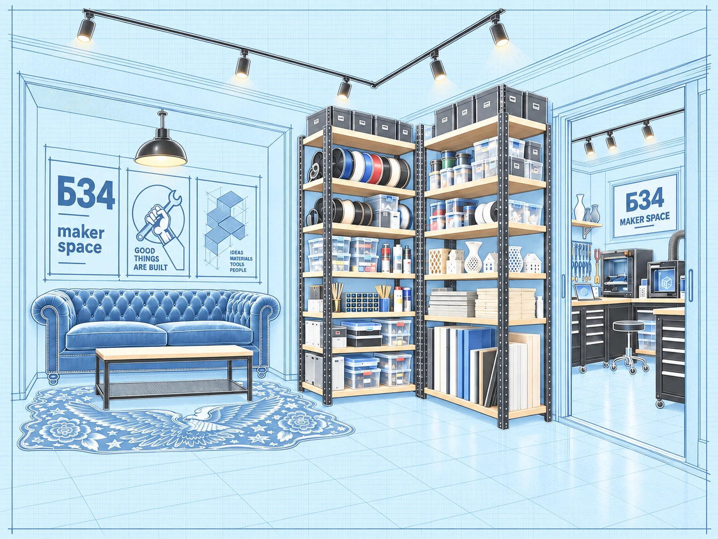 Complete shared foyer visualisation
